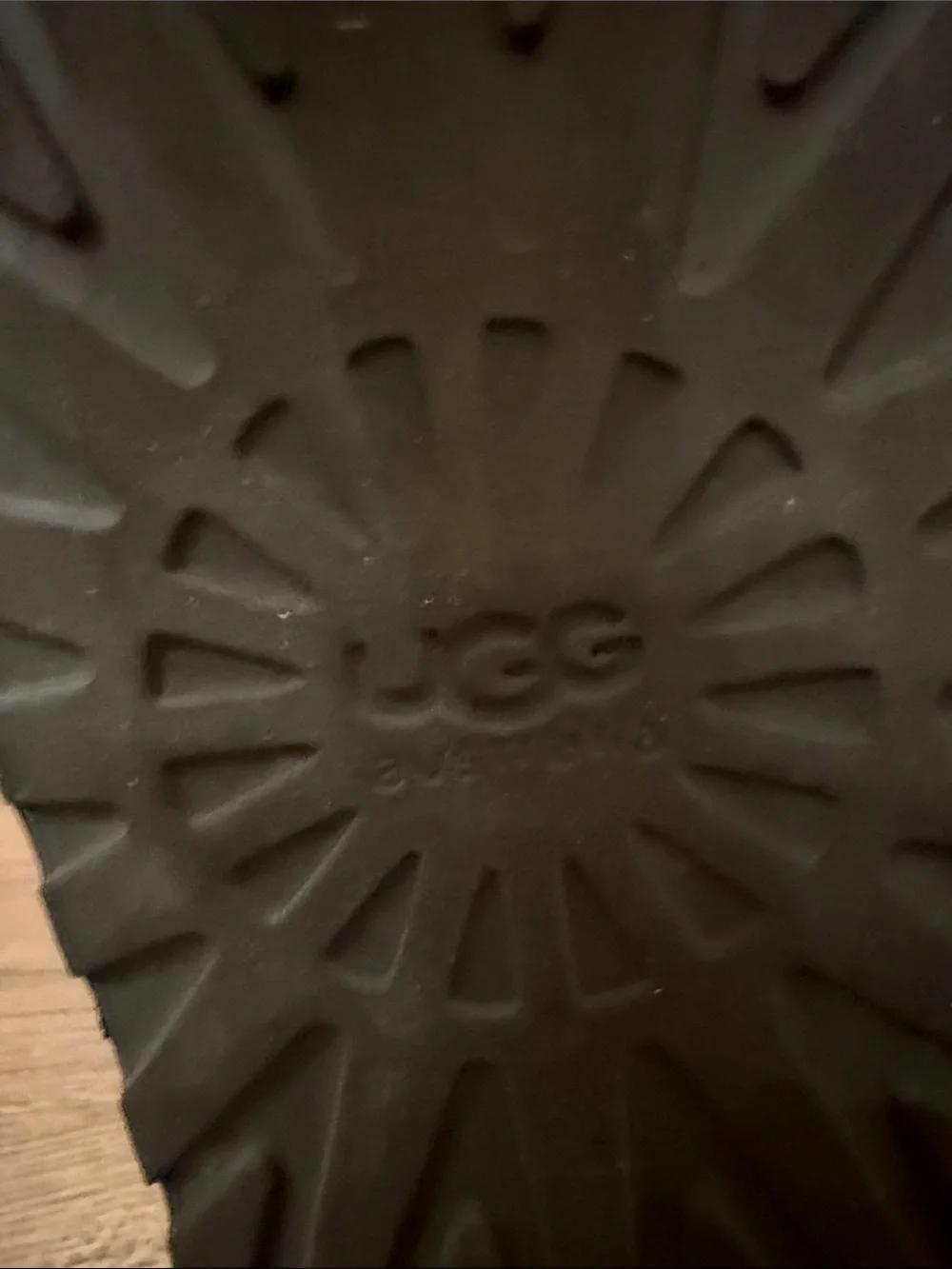 UGG Black Tall Suede Winter Boots with Shearling Size 7